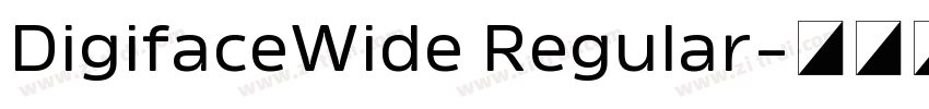 DigifaceWide Regular字体转换